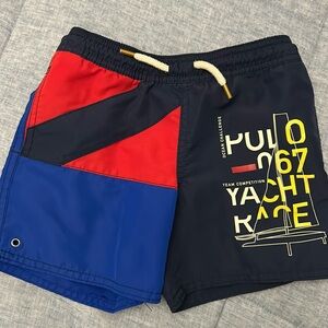 Good condition size 3T Polo Ralph Lauren swim trunks.